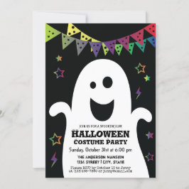 Invitación Fiesta de disfraces de Halloween con fantasía