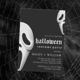 Invitación Fiesta de disfraces de Halloween Espectacular fant