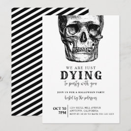 Invitación Fiesta de disfraces de Halloween para adultos con