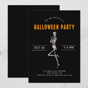 Invitación Fiesta de disfraces de Halloween para adultos Invi