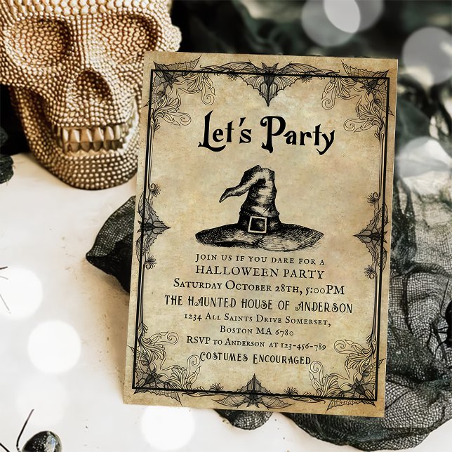 Invitación Fiesta de disfraces de Halloween para adultos port (Subido por el creador)