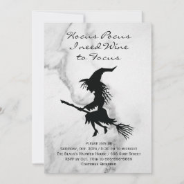 Invitación Fiesta de disfraces de Halloween para brujas
