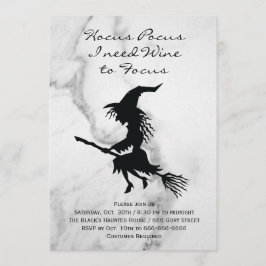 Invitación Fiesta de disfraces de Halloween para brujas