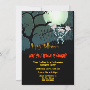 Invitación Fiesta de disfraces de Halloween para mamá