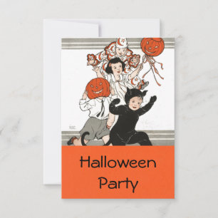 Invitación Fiesta de disfraces de Halloween para niños