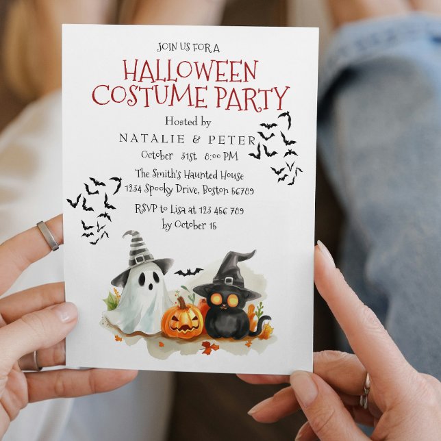 Invitación Fiesta de disfraces de Halloween para niños (Subido por el creador)