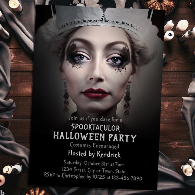 Invitación Fiesta de disfraces de Halloween para princesas fa (Subido por el creador)