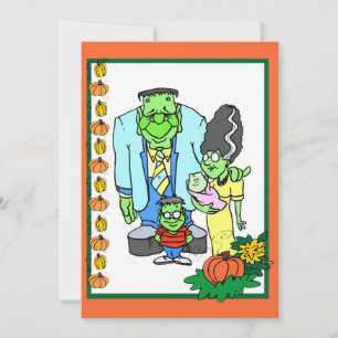 Invitación Fiesta de disfraces de Halloween para toda la fami