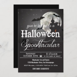 Invitación Fiesta de disfraces de Halloween Spooktacular