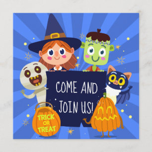 Invitación Fiesta de disfraces de Halloween Spooktacular In