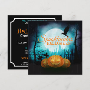 Invitación Fiesta de disfraces de Halloween Spooktacular   In