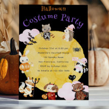 Fiesta de disfraces de niños de Halloween