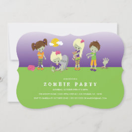 Invitación Fiesta de disfraces de zombis