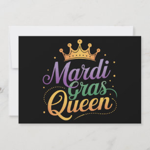 Invitación fiesta de disfraces del desfile de la reina de Mar