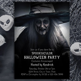 Invitación Fiesta de disfraces espeluznantes de Halloween