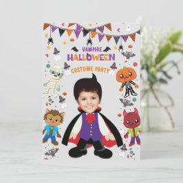 Invitación Fiesta de disfraces fotográficos personalizados ni
