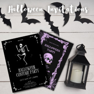 Invitación fiesta de disfraces Halloween Niños moderno