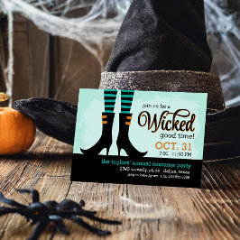 Invitación Fiesta de disfraces Witch Halloween