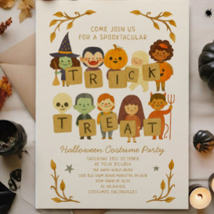 Invitación Fiesta de disfraces y disfraces en Spooktacular de