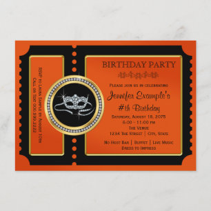 Invitación Fiesta de disfraz de Halloween