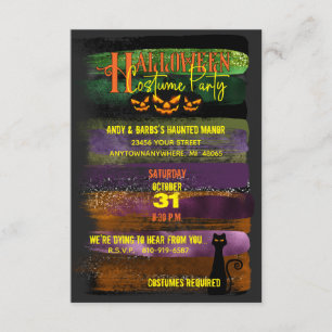 Invitación Fiesta de disfraz de Halloween