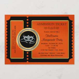 Invitación Fiesta de disfraz de Halloween