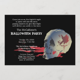 Invitación Fiesta de disfraz de Halloween nocturno
