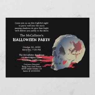 Invitación Fiesta de disfraz de Halloween nocturno