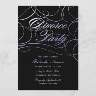 Invitación Fiesta de Divorcio