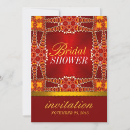 Invitación Fiesta de ducha de novia del Este de Bohemia invit