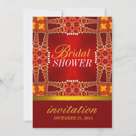 Invitación Fiesta de ducha de novia del Este de Bohemia invit
