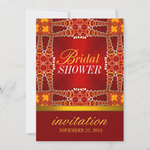 Invitación Fiesta de ducha de novia del Este de Bohemia invit