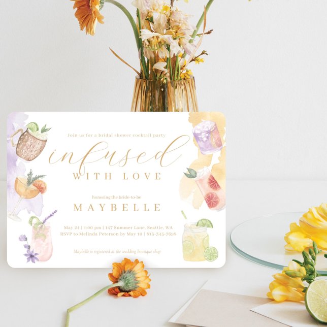 Invitación Fiesta de ducha de novia divertida con amor (Subido por el creador)