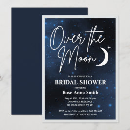 Invitación Fiesta De Ducha De Novias En La Luna