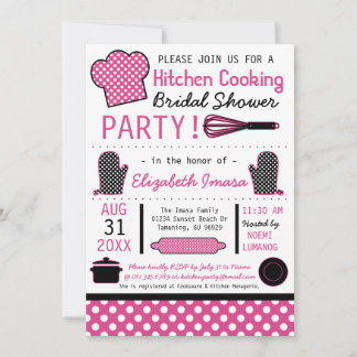 Invitación Fiesta de ducha marital casera