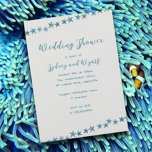 Invitación Fiesta De Ducha Para Pareja De Las Estrellas De Ma (Subido por el creador)