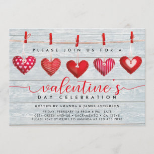 Invitación Fiesta de El día de San Valentín ruso
