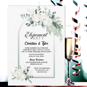 Invitación Fiesta de Elopement de Eucalyptus Arch