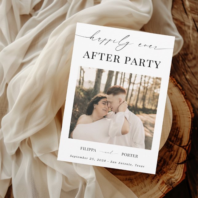 Invitación Fiesta de Elopement Happily Ever After Recepción s (Subido por el creador)