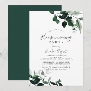 Invitación Fiesta de Emerald Greenery
