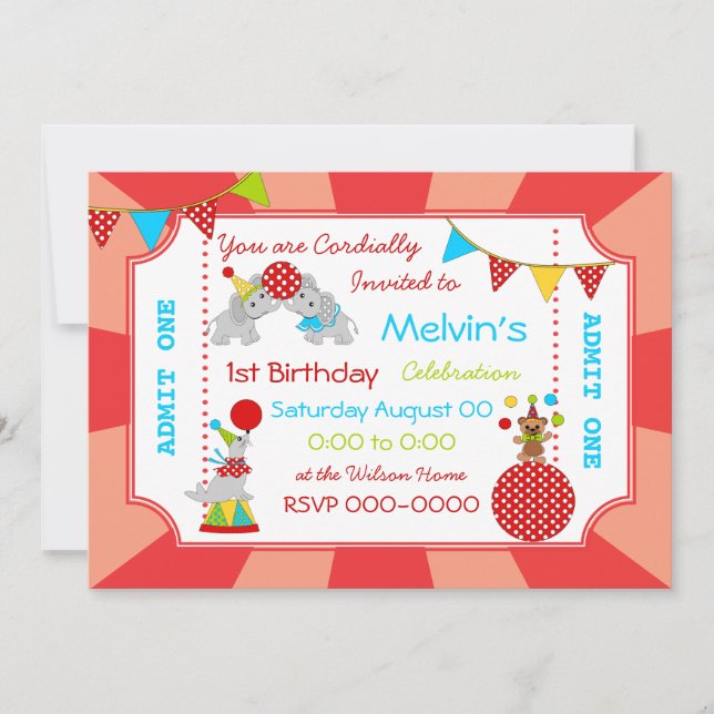 Invitación ¡Fiesta de entradas de carnaval! (Anverso)