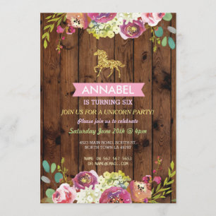 Invitación Fiesta de equitación invita a Pony Wood