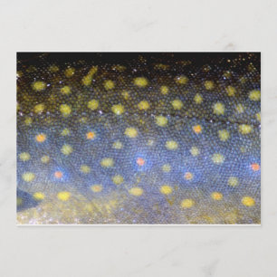 Invitación Fiesta de escalas de peces de trucha rota