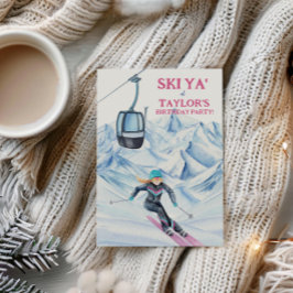 Invitación Fiesta de esquí acuático