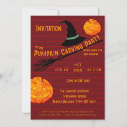 Invitación Fiesta de estupideces y estupideces de Jack-o'