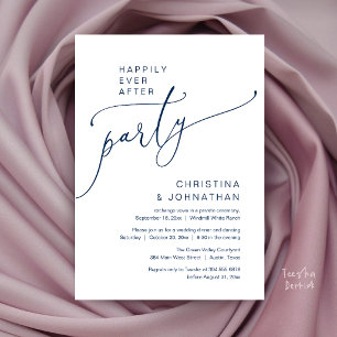 Invitación Fiesta de Felices para Siempre, Cena de Recepción