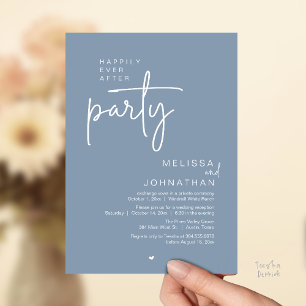 Invitación Fiesta de Felices para Siempre, Recepción de Boda
