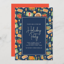 Fiesta de feriado de comidas de feriado de navidad