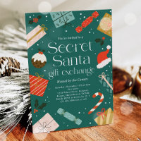 Fiesta de feriado de intercambio secreto de regalo