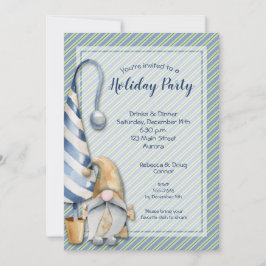 Invitación Fiesta de feriado de los navidades Gnome